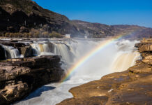 รีวิว :: ทริปมณฑลซานซี(8-16/11/2019)ตอนที่4:น้ำตกหูโค่ว(壶口瀑布)-เมืองโบราณผิงเหยา(平遥古镇)-บ้านสกุลเฉียว(乔家大院)-ศาลสกุลหวัง(晋祠) น้ำตกหูโค่ว